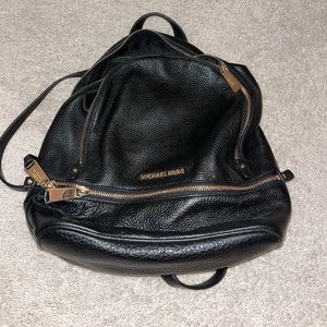 Michael Kors Black Mini Backpack